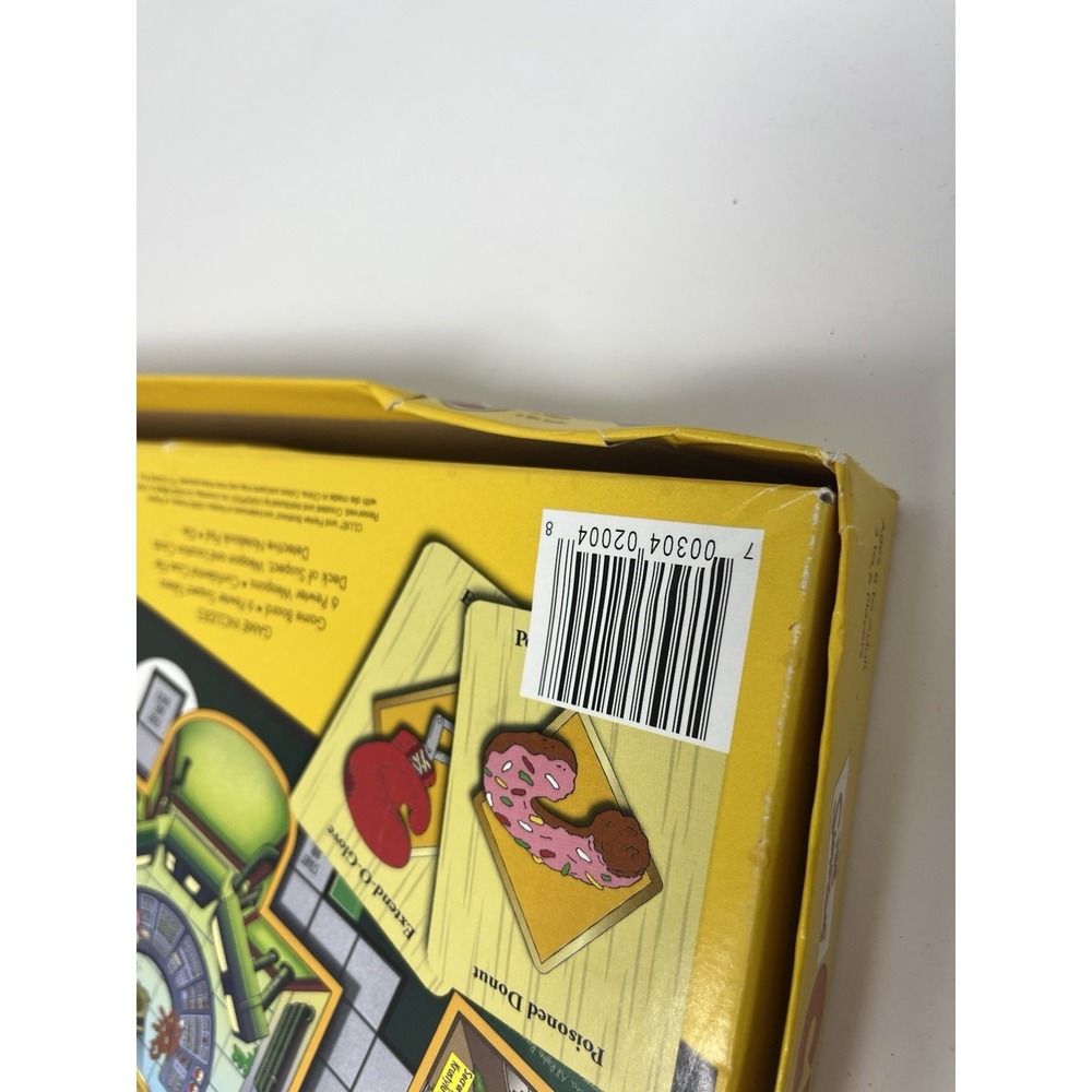 Vintage 2000 THE SIMPSONS Clue Mystery Game Pewter Pieces Parker COMPLETE - Picture 5 of 9